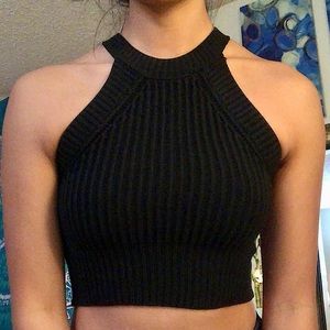 Brandy Melvin Ribbed Harlem Top